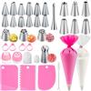 AZOMKER Beccucci Sac a Poche, Bocchette Sac a Poche, Saccapoche, Sac a Poche Professionali, Punte Sac a Poche, Kit Pasticceria Professionale (66 Pezzi)
