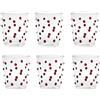 Zafferano Bicchiere Zafferano Party Tumbler Rosso 45 Cl Set 6 pezzi In Vetro