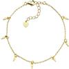 Duran Exquse - Bracciale Piccola, mini croce. Argento dorato