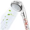 Voolan Soffione Doccia Portatile Filtrato con Interruttore ON/OFF, Filtro per Soffione Doccia ad Alta Pressione con 3 Impostazioni di Spruzzo per Acqua Dura/Pelle e Capelli Secchi