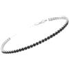 amorili bracciale tennis argento 925 (nero)