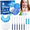 MrDoggy Kit Sbiancante Denti Professionale Sbiancanti Denti - Sbiancante Denti Immediato Sbiancante Denti Led 6 Gel Sbiancamento Denti 2 Gel Desensibilizzanti Rimuove Macchie Profonde Sicuro per Denti