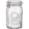 FORNOR 87066 Barattolo in vetro coperchio CLIP 1.3 L Diam 10.2 x 25.2 cm