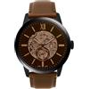 Fossil Orologio Townsman da uomo, Movimento automatico a tre lancette con cinturino in acciaio inossidabile o in pelle