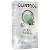 CONTROL Aloe Vera Preservativi Idratanti ed Extra Lubrificati con Aloe Vera, 10 Profilattici