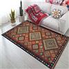 ZJXSNEH Tappeti in stile persiano della Boemia Tappeto antiscivolo per soggiorno Camera da letto Studio Tappeti rettangolari Boho Marocco Tappetini etnici tapis-Marrone rossastro 40x60cm
