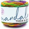Lion Brand Yarn Lion Brand - Filato mandala, spesso e veloce, multicolore, per lavori a maglia, uncinetto e artigianato, confezione da 1