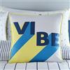 Appletree Kids Vibe - Cuscino imbottito in 100% cotone, 43 x 43 cm, colore: Blu marino