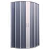 FORTE Box Doccia Soffietto Semicircolare Ap. Centrale 90-70x90-70 Riducibile