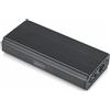 DIGITUS alloggiamento esterno M.2 - USB 4.0 - 40 Gbit/s - Supporta SSD NVMe fino a 8 TB - per SSD 2230/2242/2260/2280 - Senza attrezzi - Alloggiamento in alluminio - Grigio