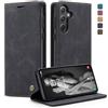 Phernykas Cover per Samsung Galaxy A55 5G, Flip Libro in Pelle Premium, Wallet Case con Porta Carte, Portafoglio Case Chiusura Magnetica, [Antiurtoo][Cavalletto] Custodia per Samsung A55, Nero