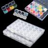 LuminaryLair 2 Pezzi Scatola per Ricamo con Diamanti con Contenitore
