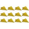 SMTCM 12 tovaglioli in raso oro, 29 x 29 cm, quadrati in tessuto, morbidi, lavabili, per matrimoni, da pranzo, tovaglioli, tovaglioli, banchetti, ristorante, decorazione da tavolo