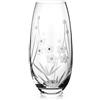 DIAMANTE Swarovski 'Marigold' vaso - fiori tagliati a mano motivo floreale barile vaso di cristallo con cristalli Swarovski - 25 cm
