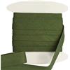 designers-factory Biais Coton Uni - Più di 20 Colori Disponibili - Biais de Couture in Cotone ripiegato di ottima qualità, da cucire al bordo del vostro tessuto per belle finiture (da 10 metri, verde kaki)
