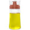 TINMIX Bottiglia Dispenser per Olio Antigoccia con Erogatore, 180ml/6oz in Vetro per Olio d'Oliva e Aceto, Ampolla Ben Sigillata per Picnic all'Aperto, Campeggio, Cucina, Rosso