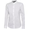 VELILLA 405015s Camisa Cuello Tirilla Stretch de Manga Larga para Mujer Color Blanco Talla S Camicia da Donna a Maniche Lunghe, con Scollo a barretta, Bianco, Taglia