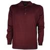 RAIPAN POLO UOMO MANICA LUNGA MISTO LANA MERINOS LEGGERA TAGLIE FORTI MADE IN ITALY