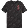 PUMA ACM Ftblcore AOP Tee Jr Maglietta AC Milan, Multicolore, 128 Unisex-Bimbi