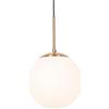 Qazqa flore - Lampada a sospensione Design - 1 luce - Ø 20 cm - Oro/Ottone - Design - Soggiorno I Camera da letto I Sala da Pranzo I Cucina