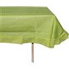 Russo Tessuti Tovaglia Plastificata Cerata Antimacchia 4 6 12 18 Posti Colori Vari Tinta Unita-Verde-6 POSTI