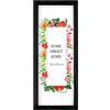 MG Design Cornice 20 x 50 cm - colore Nero, in legno, con vetro acrilico - da appendere in verticale o in orizzontale, senza sfondo, per foto, poster, puzzle