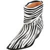 L37 HANDMADE SHOES Don't Ask Me Why, Stivali Western Donna, Nero Bianco, 35 EU
