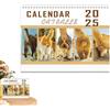 ulapithi Calendario 2025, Calendario gatto divertente | Calendario 12 mesi con foto di gatti esilaranti - Pianificatore di pianificazione da appendere per la decorazione della casa, calendario