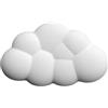 POFET Cloud, poggiapolsi per computer desktop, tappetino poggiapolsi con base antiscivolo, design ergonomico, poggiapolsi per tastiera, accessori da scrivania, bianco