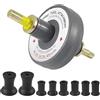 SQLJYU Kit di Fissaggio per Utensili per Lappatura Valvole, Kit di Attacco per Strumento di Lappatura Valvole con 8 Piastre di Aspirazione da 1000 Giri/min a 1250 Giri/m, per Rettifica di Piccoli Motori