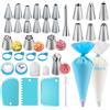 AZOMKER Beccucci Sac a Poche, Sac a Poche, Bocchette Sac a Poche, Saccapoche, Sac a Poche Professionali, Punte Sac a Poche, Kit Pasticceria Professionale (66 Pezzi)