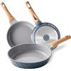 Gipp Set Di Pentole E Padelle Con Rivestimento Antiaderente - 15Plus Pezzi Set Di Pentole Con Manici Staccabili, Atossiche, Compatibili Con Induzione, Forno E Lavastoviglie