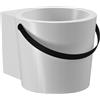 Scarabeo Bucket lavamani, 8804NSBK, Bucket bianco [Lavabi > Lavamani]