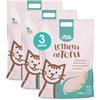 Best Friend - lettiera per gatti al tofu da 5,5 l Agglomerante e Vegetale. Fino a 30 giorni di utilizzo. Si smaltisce nell'organico o nel wc. Sabbia gatti anti odore Classica, 3 pezzi