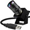 ELP Global Shutter USB Camera 90 fps ad alta velocità USB Camera con 5-50 mm 10 volte zoom manuale obiettivo vario, primo piano 1200P Goft Swing USB Camera per Jetson Nano Laptop Raspberry Pi Mac OS