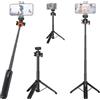 VIDIFY VRig TP-06 - Mini treppiede estensibile per vlogging, 21 cm - 55 cm, testa a sfera a 360°, montaggio a vite da 1/4, 4 livelli di regolazione con cold shoe