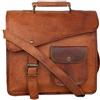 Fatto a mano Borsa da uomo a tracolla messenger vintage in pelle 13" S valigetta scuola pe...