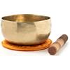 Klangschalen-Center Nepal Campana tibetana con batacchio e base di supporto 500-600 g, 1000 L
