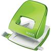 Leitz Perforatore in Metallo NeXXt WOW, fino a 30 Fogli, Box, Verde