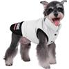 DoggieKit Cappotto Cane Invernale, Giacca Impermeabile Con Anello a D, Giacca da Cane per Clima Freddo, Taglia Piccola/Media