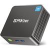 GMKtec Mini PC G3 Plus, con processore Twin Lake N150 (N100 upgradeato), 8 GB di RAM, 256 GB di SSD M.2 2280. È un mini computer da scrivania che supporta Windows 11 Pro, con due porte HDMI, WiF