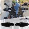 Midimttop Paramani Moto, Paramani Spazzole Protezioni Protezioni Protezione Parabrezza Manubrio Deflettori for CRF1100L Africa Twin Adventure Sports X-ADV 750 XADV 750 2021-2024 (Nero)