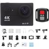Generic Per H9 2-Inch 4k Sport Camera Wifi Moto Dashcam, Immersione Sport Camera, Ad Alta Definizione Dv Outdoor Camera Impermeabile Ultra Compatto Subacquea Subacquea 4K 4K Telecamera Subacquea Camera, cam