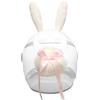 Tsangbaby Peluche Bunny Orecchie per Sci Casco Carino Pom Poms Code Casco Decorazione Donne Orecchie di Coniglio Casco Bicicletta Decorazione per Bambini