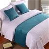 BAMCQ Bed Runner Letto Runner Runner da letto Biancheria da letto per hotel di fascia alta in velluto asciugamano per la coda letto bandiera copriletto copriletto copriletto decorazione letto celeste _ lo