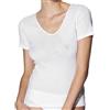 RAGNO Maglia Intima Canottiera Lana Merino Seta Manica Corta (Bianco, 3-S)