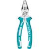 TOTAL - Pinza universale | 160 mm | Taglia, tieni, piega e torci | Per lavori di costruzione, riparazione o meccanici | Realizzato in cromo vanadio | Manico bimateriale