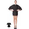 MPHAIR Camice Nero in poliestere