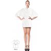 MPHAIR Camice Bianco in poliestere