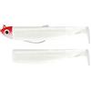 Fiiish Black Minnow 120mm Combo (Rigged and Ready) 12g Red Shore Head + White Body by Fiiish